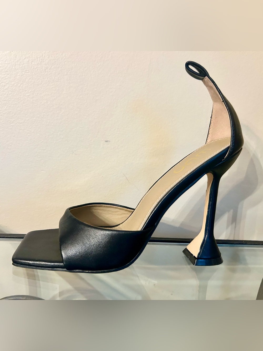 Black Slingback High-Heel Sandal - Elegant Women's Evening Shoe